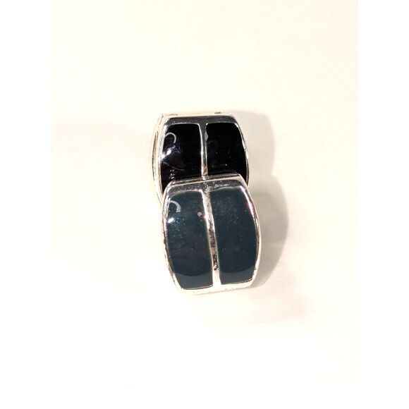 Set of Enamel Clip on Magnetic Earrings - Picture 3 of 10